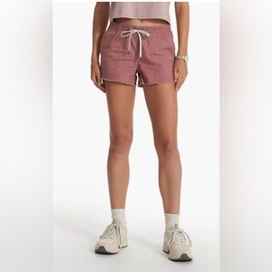 NWT Vuori Women’s Vintage Ripstop Shorts in Marsala Size Large